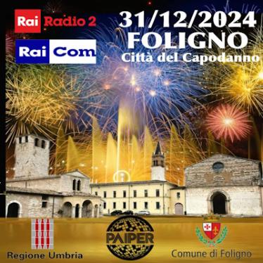 locandina Capodanno con Radio2 - Foligno